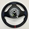 Bmw E46 E39 Steering wheel with carbon trim and red stripe back side of steering wheel