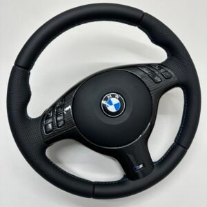front view of Bmw E46 E39 Steering wheel carbon trim