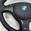 Bmw E46 E39 Steering wheel carbon trim close up picture of left side