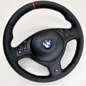 BMW e46 E39 steering wheel with red stripe
