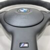 Alcantara E39 E46 Steering wheel close up
