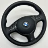 bmw e46 e39 e53 m sport steering wheel smooth leather carbon trim