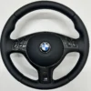 bmw e46 e39 e53 m sport steering wheel smooth leather carbon trim middle view
