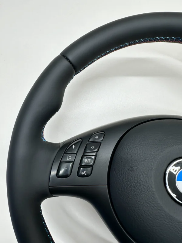 bmw e46 e39 e53 m sport steering wheel smooth leather all around top left