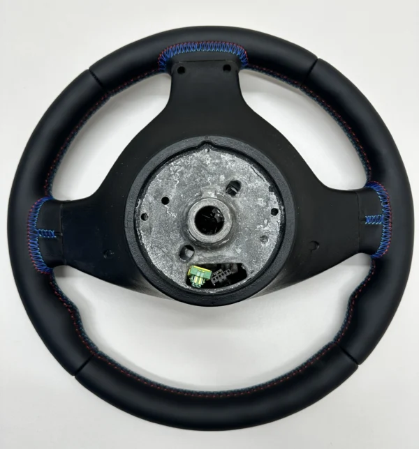 bmw e46 e39 e53 m sport steering wheel smooth leather all around back side