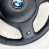 bmw e46 e39 e53 m sport steering wheel red stripe perforated leather bottom trim