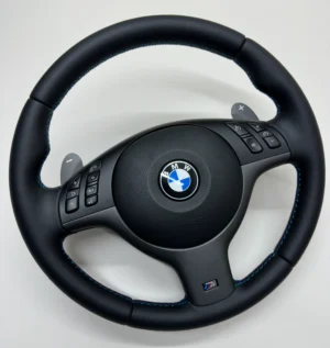 bmw-e46-m3-smg-steering-wheel-01 bmw e46 m3 smg steering wheel with paddles