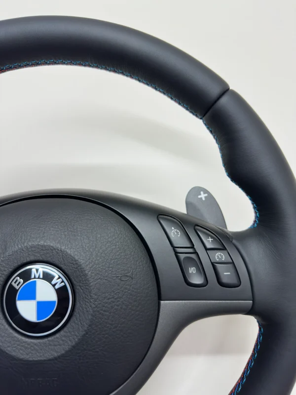 bmw e46 m3 smg steering wheel with paddles top right