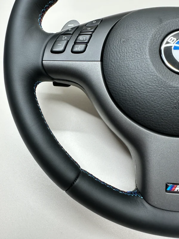 bmw e46 m3 smg steering wheel with paddles bottom left