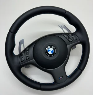 bmw-e46-m3-smg-steering-wheel-aftermarket-paddles-01 bmw e46 m3 smg steering wheel aftermarket paddle shifters