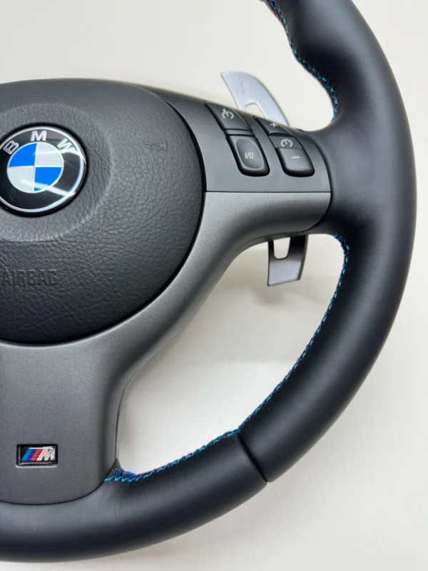 bmw e46 m3 smg steering wheel aftermarket paddle shifters bottom right