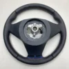 bmw-e60-e63-e64-m-sport-steering-wheel-09 bmw e60 e63 e64 m sport steering wheel m tricolor stitching back side view