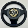 bmw-e60-e63-e64-m-sport-steering-wheel-carbon-10 bmw e60 e63 e64 m sport steering wheel m tricolor stitching carbon trim back side
