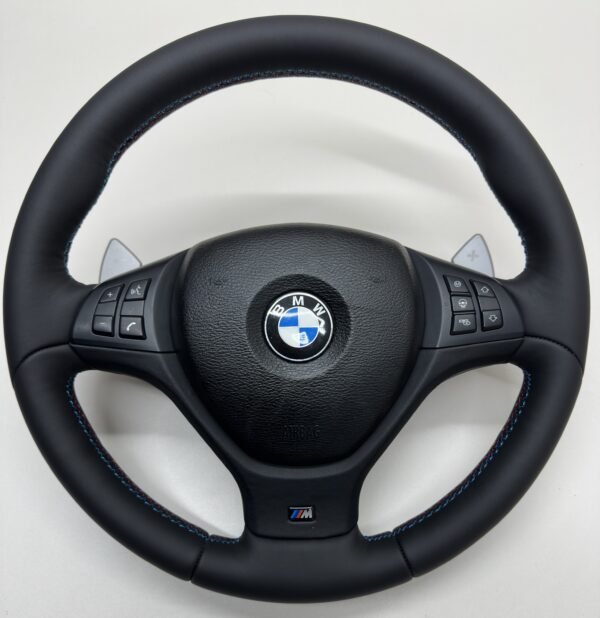 bmw x5 e70 x6 e71 smg m sport steering wheel with heating and m stitching middle view airbag