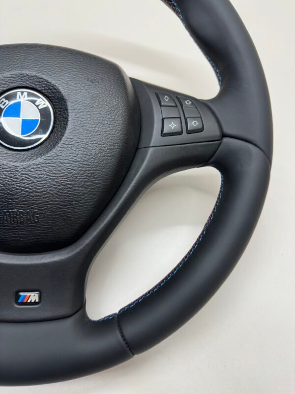 bmw x5 e70 x6 e71 m sport steering wheel m stitching with airbag bottom right view