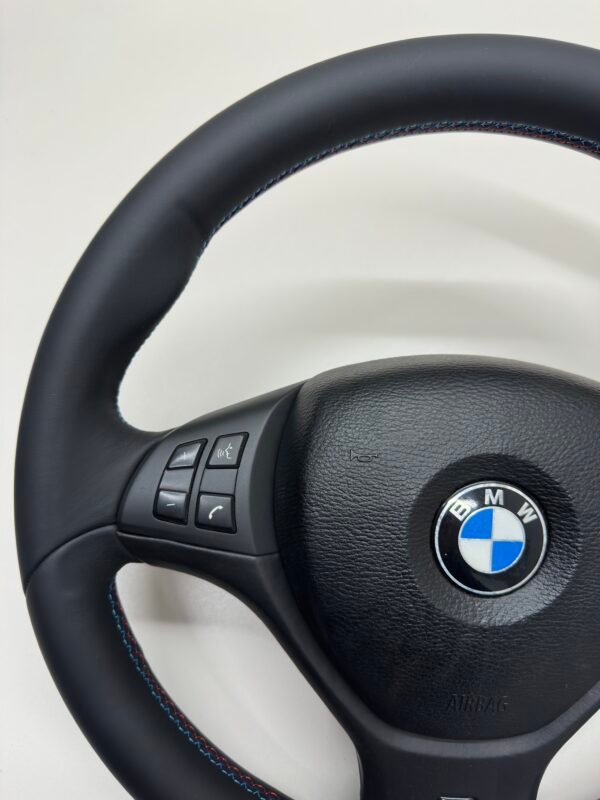 bmw x5 e70 x6 e71 m sport steering wheel m stitching with airbag top left view