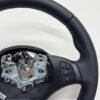 bmw-e83-x3-m-sport-steering-wheel-03 bmw e83 x3 m sport steering wheel smooth leather m stitching no airbag top right view