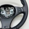 bmw-e83-x3-m-sport-steering-wheel-04 bmw e83 x3 m sport steering wheel smooth leather m stitching no airbag bottom right view