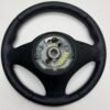 bmw-e83-x3-m-sport-steering-wheel-08 bmw e83 x3 m sport steering wheel smooth leather m stitching no airbag back side view