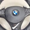 bmw e88 e90 e92 m sport steering wheel with pre lci shifters carbon trim red stripe m stitching airbag