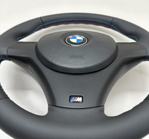 buttonless bmw e90 e92 e87 e82 m sport steering wheel bottom part m plastic trim