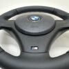 buttonless bmw e90 e92 e87 e82 m sport steering wheel buttom trim with m logo