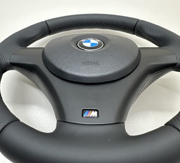 buttonless bmw e90 e92 e87 e82 m sport steering wheel buttom trim with m logo