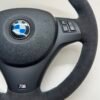 bmw e90 e92 m3 alcantara cs edition steering wheel with m sport trim buttons and airbag bottom right view