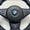 bmw m5 60 m6 e63 smg m sport steering wheel with paddle shifters m stitching airbag