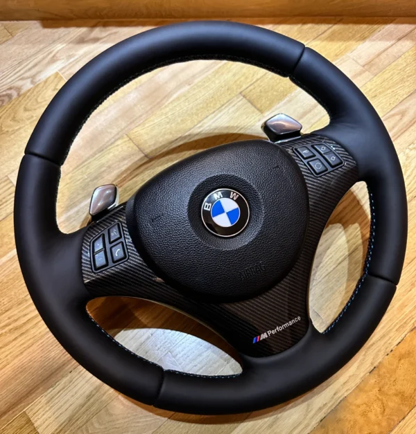 heated-bmw-e90-e91-e92-steering-wheel-performance-paddles-01 Heated BMW Steering wheel for E90 E91 E92 E93
