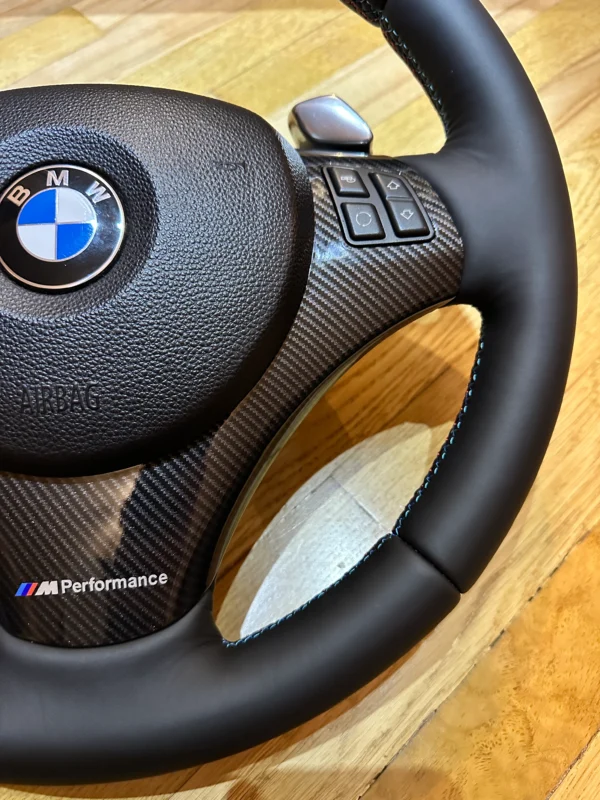 heated-bmw-e90-e91-e92-steering-wheel-performance-paddles-04 Heated BMW Steering wheel for E90 E91 E92 E93