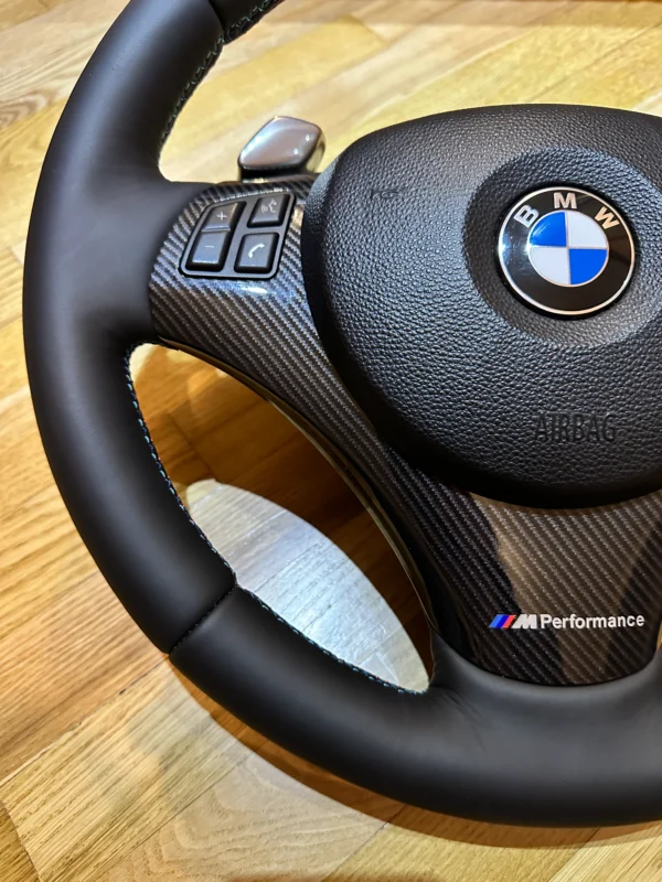 heated-bmw-e90-e91-e92-steering-wheel-performance-paddles-05 Heated BMW Steering wheel for E90 E91 E92 E93