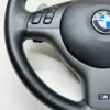 oem bmw e46 m3 smg steering wheel m stitch with paddles bottom left