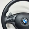 oem bmw e46 m3 smg steering wheel m stitch with paddles top left
