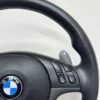 oem bmw e46 m3 smg steering wheel m stitch with paddles top right
