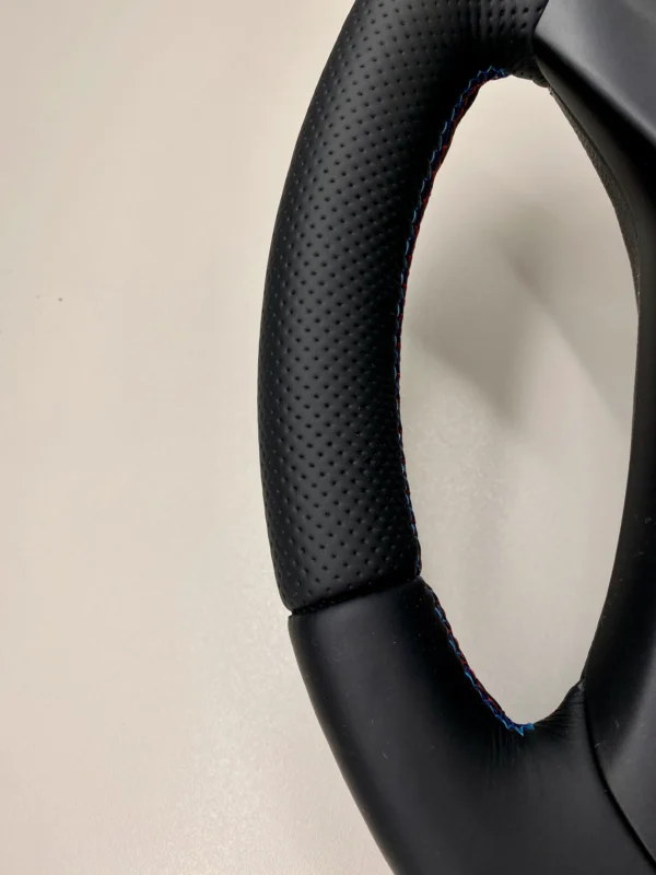 bmw e82 e92 e93 m sport steering wheel with prelci paddles red stripe bottom left stitches