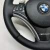 bmw e90 e92 e93 Sport Performance steering wheel with pre lci paddle shifters bottom left view