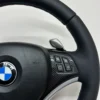 bmw e82 e92 e93 Sport Performance steering wheel with pre lci paddle shifters top left view