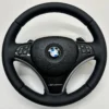 bmw e90 e82 e87 Sport Performance steering wheel with lci paddle shifters centered view