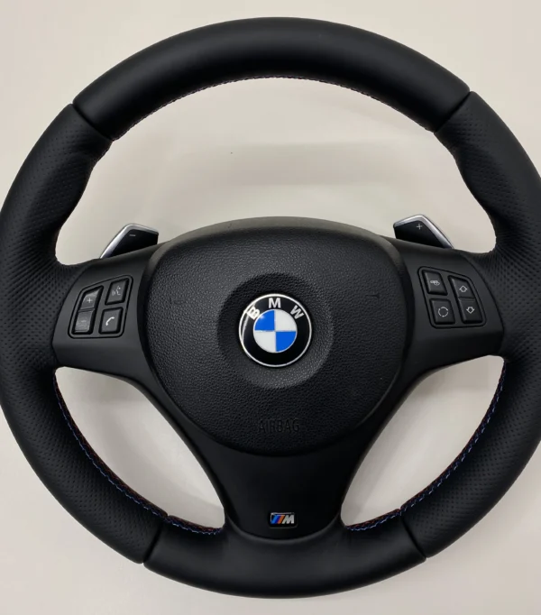 bmw e90 e92 e93 m sport steering wheel with lci paddle shifters centered