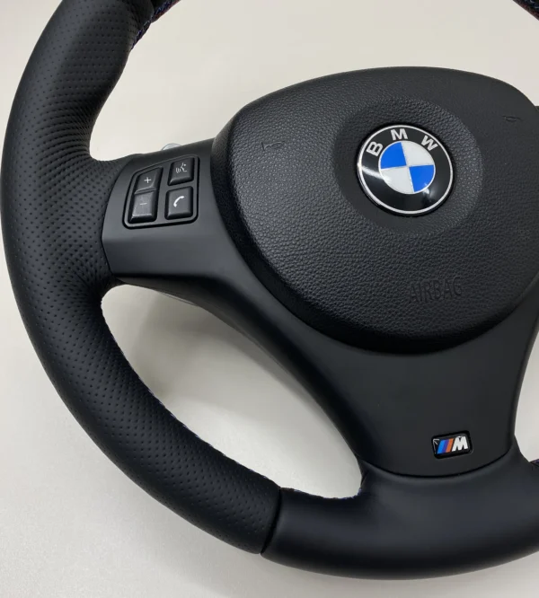 bmw e90 e92 e93 m sport steering wheel with lci paddle shifters left bottom side view