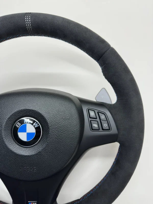 bmw e90 e92 e93 m3 dct alcanatara cs edition steering wheel top right