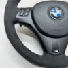 bmw e90 e92 e93 m3 dct alcanatara cs edition steering wheel bottom left view