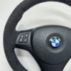 bmw e90 e92 e93 m3 dct alcanatara cs edition steering wheel top left view