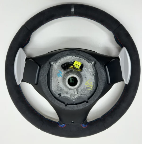 bmw e90 e92 e93 m3 dct alcanatara cs edition steering wheel backside