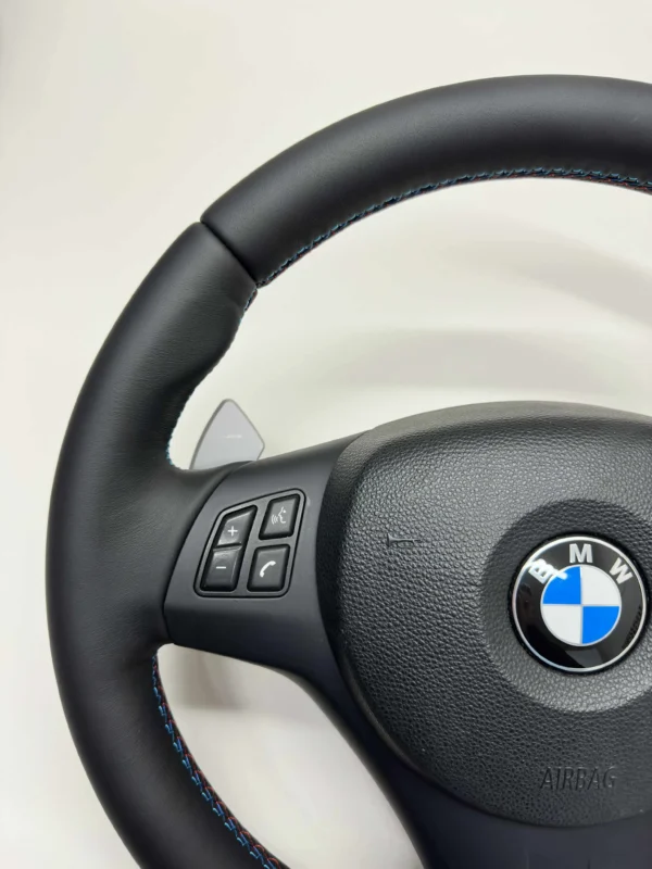 bmw e90 e92 e93 m3 dct m sport steering wheel top left view